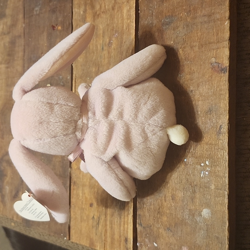 Ty "Hoppity" the Easter Bunny Beanie Baby, Vintage, Rare and Retired - Picture 5 of 6